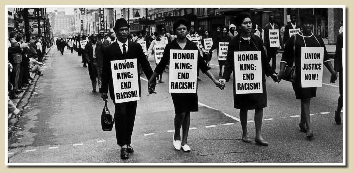 Marche à la mémoire de Martin Luther King
